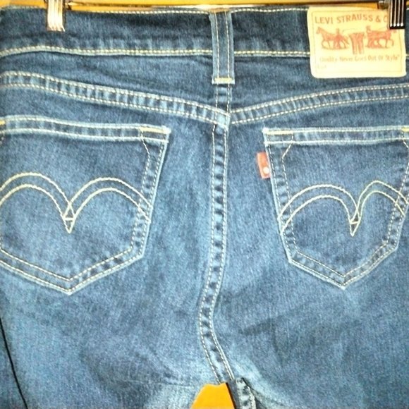 Authentic LEVI STRAUSS~Limited Edition~Vintage~Boot Cut Denim Jeans~Women's 14 - Picture 1 of 15